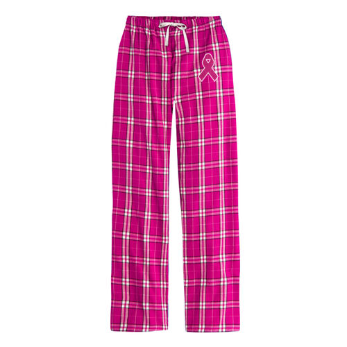 Women's Flannel Cancer Ribbon Thumbnail